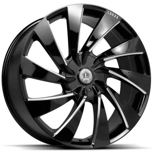 Luxxx Alloys LUX30 Black Milled 18x8.5 +30