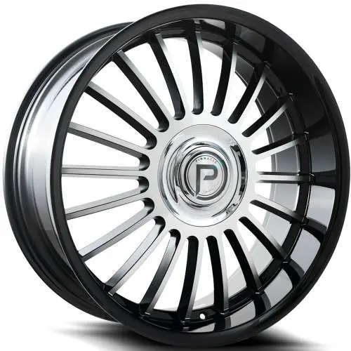 Pinnacle Noble Machined Black 20x8.5 +35