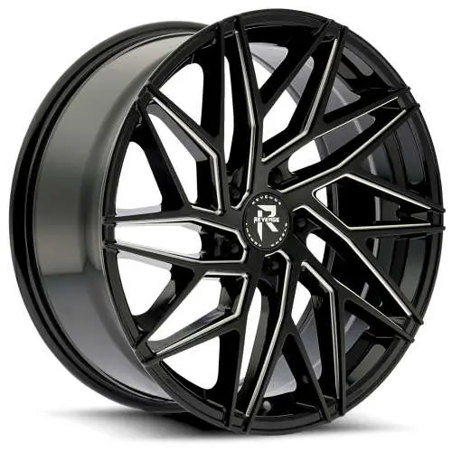Revenge Luxury RL-102 Black Milled 20x8.5 +35