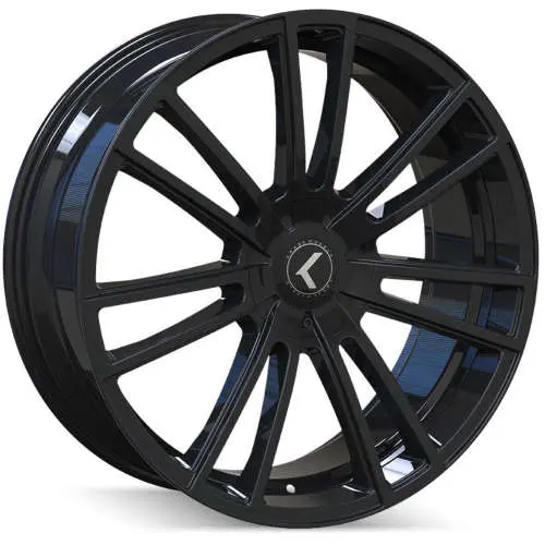 Kraze Spectra Gloss Black 22x8.5 +38
